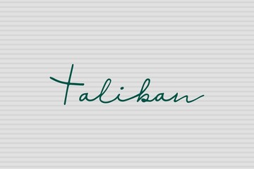 Taliban signature typography t-shirt, and poster vector design