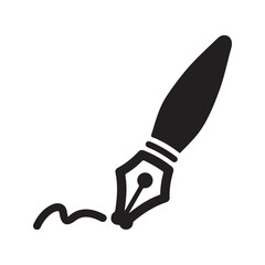 Content writing icon. Vector and glyph