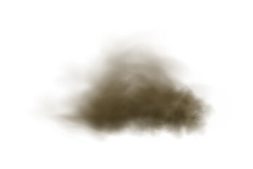 Realistic vector isolated on transparent background.Dust cloud with particles.