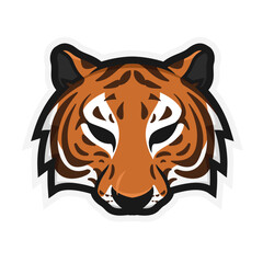 Tiger mascot head