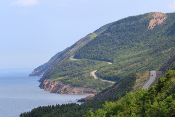 Cabot Trail in Cape Breton Island, Nova Scotia
