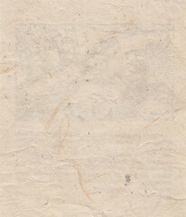 Handmade paper from Nepal made of the bark of Daphne papyracea