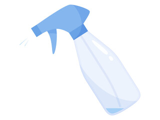 霧吹きが出ないイラスト