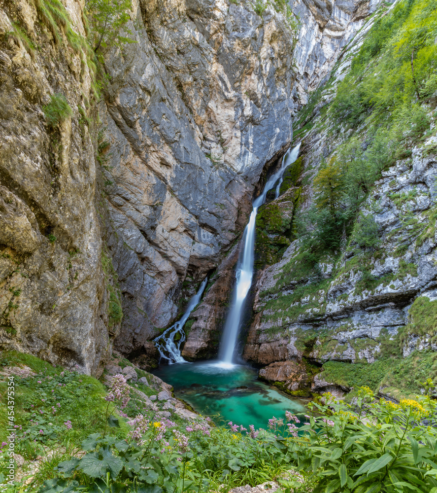 Wall mural Savica Waterfall