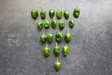 A triangle of Chillies