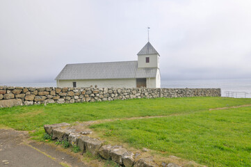 Saint Olav's Church  - a medieval church in the village of Kirkjubøur in Streymoy, Faroe Islands.