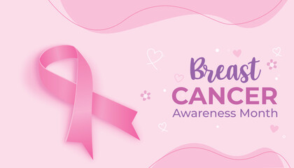 International day against breast cancer. Breast cancer awareness month October, Hand drawn Pink background