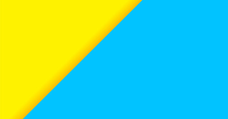 color background blue and yellow for banner, two tone opposite colors, yellow and light blue paper background, wallpaper colored yellow blue