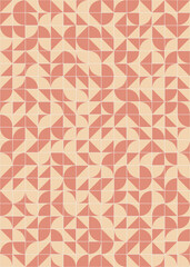 Abstract Geometric Pattern generative computational art illustration