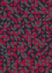 Obraz premium Abstract Geometric Pattern generative computational art illustration