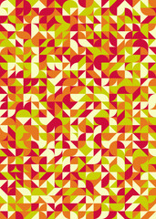 Abstract Geometric Pattern generative computational art illustration