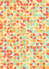 Abstract Geometric Pattern generative computational art illustration