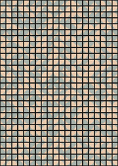 Fototapeta premium Abstract Geometric Pattern generative computational art illustration