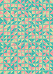Fototapeta premium Abstract Geometric Pattern generative computational art illustration
