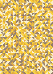 Abstract Geometric Pattern generative computational art illustration