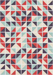 Abstract Geometric Pattern generative computational art illustration