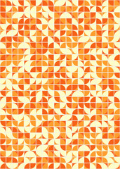 Abstract Geometric Pattern generative computational art illustration