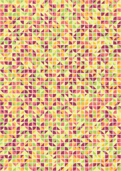 Abstract Geometric Pattern generative computational art illustration