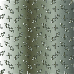 Metal textured plate. Steel industrial polished pattern.Silver metal gradient pattern background