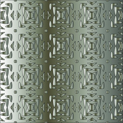 Metal textured plate. Steel industrial polished pattern.Silver metal gradient pattern background