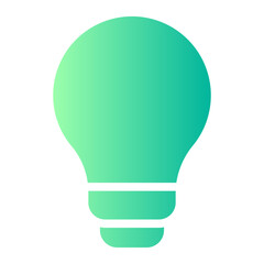 light bulb gradient icon