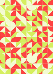Abstract Geometric Pattern generative computational art illustration