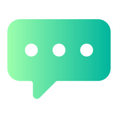 chat gradient icon