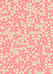 Abstract Geometric Pattern generative computational art illustration