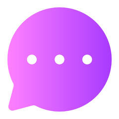 chat gradient icon