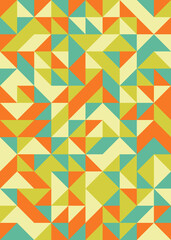 Abstract Geometric Pattern generative computational art illustration