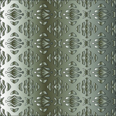 Metal textured plate. Steel industrial polished pattern.Silver metal gradient pattern background