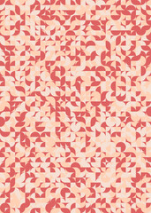 Abstract Geometric Pattern generative computational art illustration