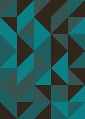 Abstract Geometric Pattern generative computational art illustration