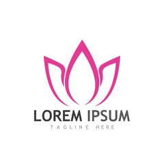 Beauty Vector lotus icon