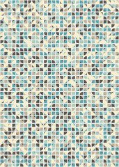 Abstract Geometric Pattern generative computational art illustration