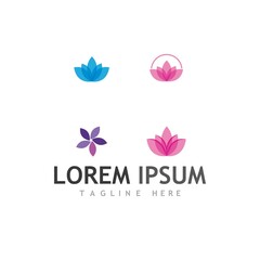 Beauty Vector lotus icon