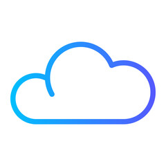 cloud gradient icon
