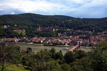 Fototapeta na wymiar Schlossblick Heidelberg