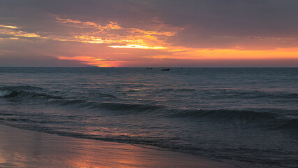 Fototapeta premium orange sunset