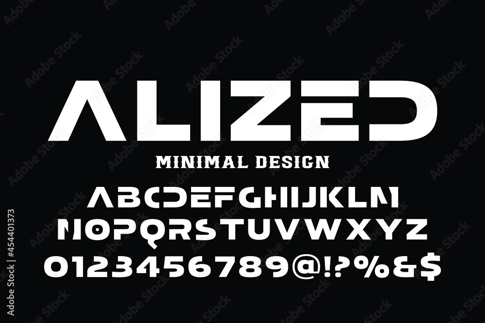 Poster minimal font.vector of colorful stylized font and alphabet, vector of colorful stylized font and alp