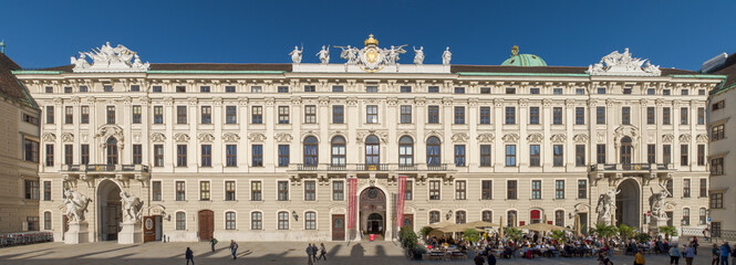 Fototapeta na wymiar Die Reichskanzlei in der Hofburg zu Wien