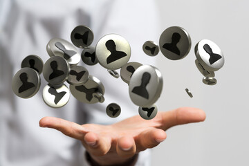 Abstract technology group and data