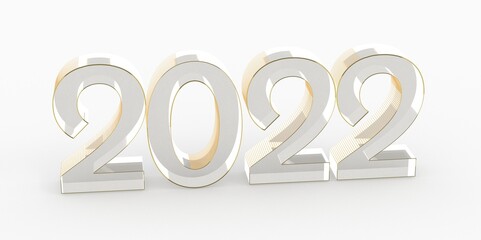 Happy New Year 2022 Text Typography Design Patter,