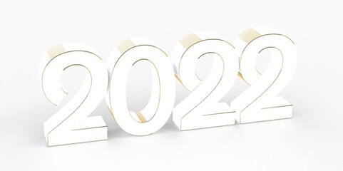 Happy new year 2022 banner.
