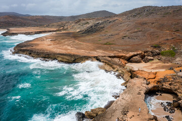 The Natural Bridge in Arikok National Park, Aruba, Oranjestad