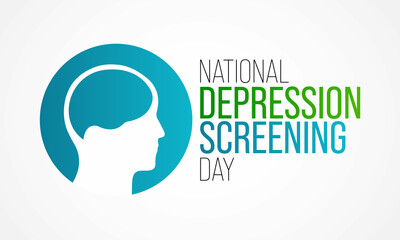 National Depression Screening day is observed every year in October, to raise awareness about mental health disorders in an effort to eliminate the stigma and provide better access to treatment. 
