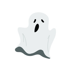 
ghost on the white background on the white background