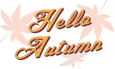 Fototapeta premium Autumn style editable text effect on background