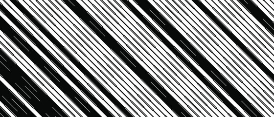 Obraz premium Black abstract background, texture with diagonal lines, vector illustration.