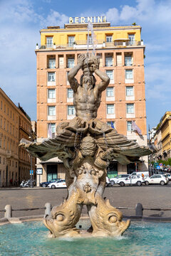 Triton Fountain (Fontana Del Tritone), Rome